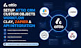 setup attio CRM custom objects workflow clay zapier API integration