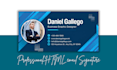 create clickable HTML email signature gmail outlook apple mail signature