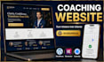 create a high converting wordpress coaching website with discovery call bookings