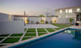do backyard landscape design 3d visualization rendering for pool, patio, garden