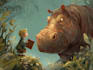 draw colorful children book illustrations