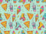 design seamless hand drawn patterns designs, textile prints