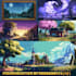 create custom pixel art backgrounds and game scenes