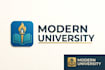 do make an modern university logo