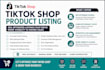 do tiktok shop SEO optimize  product listing