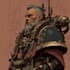 draw epic grimdark sci fi battle scenes and armies