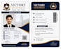 design a professional student id card