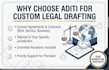 draft, review, and edit legally binding contracts and agreements