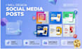design professional real estate social media posts