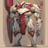 draw amazing character mecha robot illustration