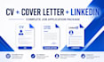 write a professional CV and cover letter