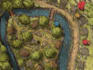 create an illustrated custom map for locations and creative
