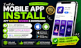 do mobile app install, app rating review, ios android app download