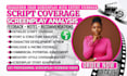 give industry level script coverage, analysis, notes, feedback for screenplay