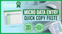 do fast micro data entry and copy paste work in 2 hours