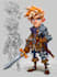create simple 2d game characters