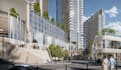 refit 3d urban masterplan,skyscraper,3d city development,highrise commercial cgi