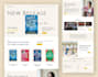 build modern book author website or ebook author website