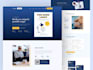 build modern book author website or ebook author website