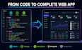 develop a modern full stack web app with react next js express and mongodb