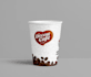 design modern paper cup, coffee cup and takeaway cup design