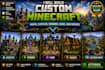 build custom minecraft maps, castles, spawns, hubs, and houses