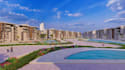 develop 3d residential compound, urban housing  complex, estate property render