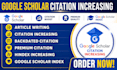 increase google scholar citation