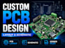 design custom pcb layout and schematic