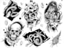 create a hebrew tattoo design template