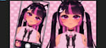 design a high quality 2dvtuber, vtuber model, with professional 2d rigging