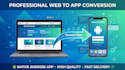 build android app from your website with use fairbase admobe