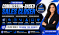 commission base sales closer sales representative b2b sales virtual assistant
