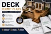 design professional deck addition drawing set for the permit