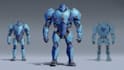 design sci fi mecha and robot concept art