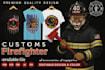 design custom firefighter t shirt design