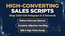 write a custom b2b cold calling script and sales playbook