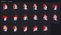 animate custom 2d game sprites and character loops