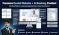 design a premium dental website with ai appointment booking chatbot