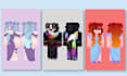 create a custom minecraft skin from your idea or reference