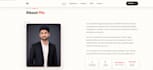build a modern responsive portfolio website using react