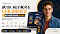 design author website, book author website, ebook website, author landing page