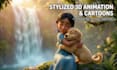 create custom ai animated video ads and mini cartoons