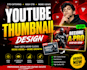 design eye catching youtube thumbnails for high CTR