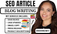 write saas blogs, case studies, product descriptions, and email copy