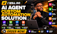 build ai agent, n8n ai agent, custom automation solutions