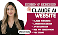 claude website redesign claude code fix claude website design claude agent