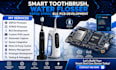 do smart toothbrush, water flosser esp32 stm32 ble pcb development