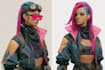 cyberpunk female character desing