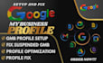 setup google my business profile fix gmb suspension